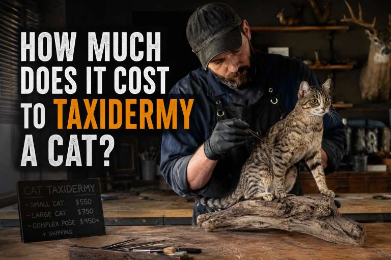 cat taxidermy cost
