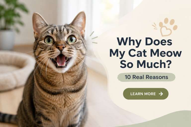 why does my cat meow so much