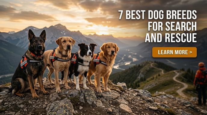 7 dog breeds for search and rescue