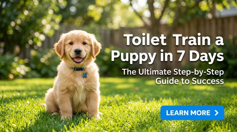 How to Toilet Train a Puppy in 7 Days