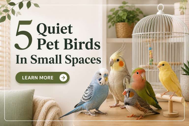 5 quiet pet birds